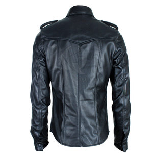 Chemises en cuir souple et résistantes pour hommes, coupe confortable, tissu léger, idéal pour le bureau et le quotidien - Product Image 5