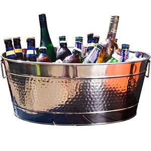 Gold rim ice bucket party serve ware upscale <b>bar</b> ware fancy ice bucket modern luxury decor classy beverage bucket premium cooler - Product Image 1