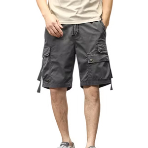 Men's Summer Gym Outdoor Waterproof Casual Cargo Shorts Quick Dry Multi Pocket Elastic Work Trousers Male Tactical Shorts - Product Image 2