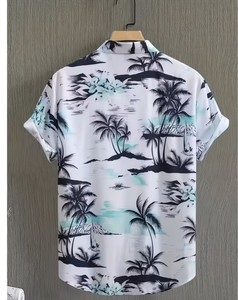 <b>Beach</b> Vacation Summer | New Hawaiian <b>Shirts</b> <b>Men</b> | Tropical Print | Comfortable Breathable Style | Slim-Fit Wrinkle-Resistant - Product Image 4