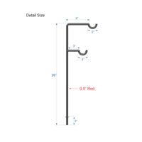 Support de suspension en métal pour jardin, décoration extérieure moderne, finition thermolaquée