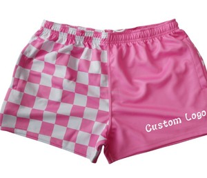 Pantalones Cortos de Rugby Personalizados Casuales 100% Algodón con Estampado Transpirable de Talla Grande para Niños, de Secado Rápido y Antipilling para Entrenamiento - Product Image 4