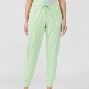 Custom Logo Women V Neck Medical Scrubs <b>Set</b> 94% Polyester 6% Spandex Multi Pocket Nurse Uniform Hospital Workwear Wholesale - Product Image 4