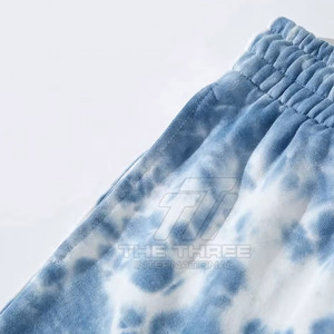 Pantalones Cortos Tie Dye para Hombre, 100% Algodón, Cintura Media, Secado Rápido, Transpirables, Alta Calidad, Hechos en Pakistán, Ideales para Uso en Exteriores - Product Image 4