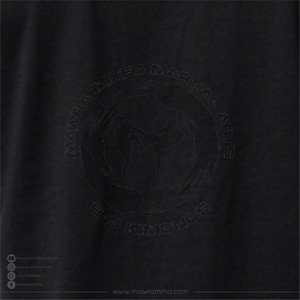 Camiseta Negra Personalizada para Hombre, Impresión DTG, Diseño Gráfico de Artes Marciales, Manga Corta, Estilo Urbano, Informal, de Algodón, Diseño y Fabricación Personalizados - Product Image 4