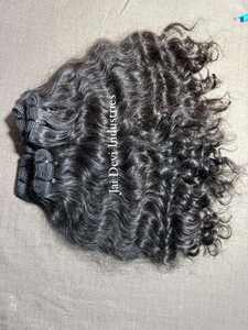 Extensions de cheveux humains indiens vierges bruts de haute qualité 100 % naturels, en gros, non traités, doux, soyeux, brillance naturelle - Product Image 3