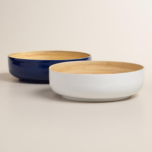 Frutero y Tazón Decorativo de Bambú Ecológico, Hecho a Mano, Decoración Natural para el Hogar, para Cocina y Comedor Modernos - Product Image 2