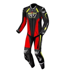 Combinaison de moto pour homme en cuir 1,3 mm coupe-vent, imperméable et respirante, personnalisable, certifiée CE, veste de course Moto GP blindée - Product Image 2