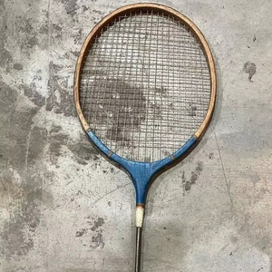 Raquette de badminton en bois unisexe, personnalisable, toutes tailles et couleurs, avec poignée souple antidérapante, filet rigide et logo personnalisé - Product Image 1