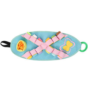 Durable Eco-Friendly Velvet Snuffle <b>Mat</b> for <b>Cats</b> & Dogs Adjustable Interactive Puzzle Toy for Large/Small Breed Slow Feeders - Product Image 3