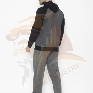 Wholesale Customized Design Men Winter Hooded Tracksuits Set New Style High Street Wear Regular Fit Drawstring Closure for - Product Image 3