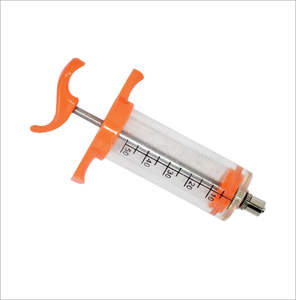 Jeringa Manual Reutilizable Balplex de 20 ml, de Plástico Transparente Irrompible, con Conexión Luer Lock, Esterilizable, para Uso Veterinario en Perros - Product Image 4