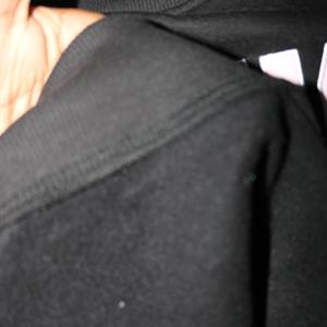 Sweat-shirt à col montant ARKANSAS BLACK 100% coton ROSE Broderie appliquée col large Sweat-shirt URBAN PRODUCTIONS - Product Image 5