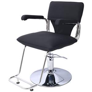 Sillón de Peluquería con Elegante Estructura de Acero Inoxidable y Bomba Hidráulica de Alta Resistencia, Silla de Barbería Moderna para Lavado de Cabello - Product Image 2