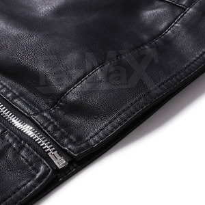 แจ็คเก็ตหนังคุณภาพดีสั่งทำพิเศษ สวมใส่สบาย ระบายอากาศได้ดี มีสไตล์ สำหรับผู้ชาย  ไซส์สำหรับผู้ใหญ่ - Product Image 6