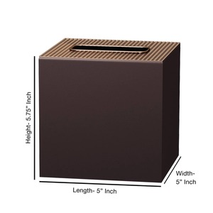 Simple Metal Tissue Box Holder Perfect For Workspace Office <b>Desk</b> Organization And Professional Table Decor Wholesale From India - Product Image 5