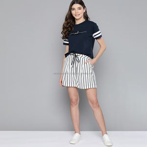 Nardon Apparel logotipo personalizado verano degradable respetuoso con el medio ambiente tela suave Color sólido Casual manga corta 100% algodón - Product Image 4