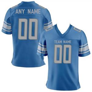 Maillot de football américain personnalisé pour homme, uniforme en polyester 195 GSM, impression par sublimation, respirant, manches courtes, vêtements de sport pour adultes - Product Image 4