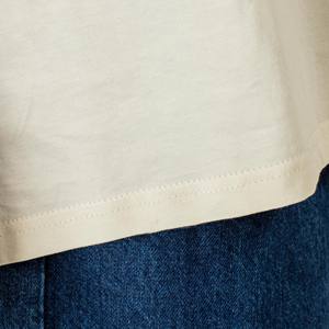 เสื้อยืดทรงเข้ารูปพิมพ์ลายตามสั่ง OEM ใหม่ ผ้าเจอร์ซีย์ผสมโพลีเอสเตอร์/คอตตอน แขนสั้นสไตล์วินเทจ ผ้าคุณภาพสูง - Product Image 4