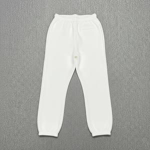 Pantalon de survêtement évasé ample en coton 100 % personnalisé OEM pour homme, brodé, à jambes larges, pour l'automne et l'hiver - Product Image 2