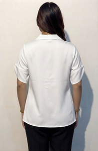 Camisa Formal Elegante para Mujer con Cuello y Mangas Largas para Oficina y Reuniones, Compre Directamente del Proveedor - Product Image 2