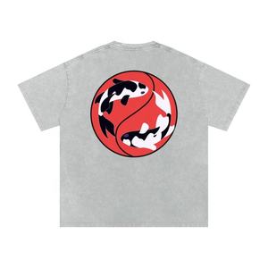 Camiseta para Hombre con Logotipo Personalizado y Lavado Ácido / Camisetas para Hombre con Lavado Ácido de Alta Demanda - Product Image 5