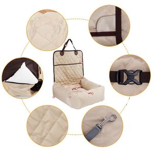 Pawtrol Dual Convertible Travel Safety Carseat and <b>Pet</b> Bed Premium <b>Backseat</b> <b>Cover</b> for <b>Pets</b> - Product Image 4
