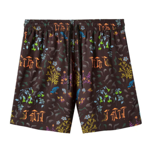 Pantalones Cortos Deportivos Casuales para Hombre, de Cintura Alta, con Cierre de Cordón, Transpirables, de Secado Rápido, Tejidos en Poliéster/Algodón, Color Negro Sólido - Product Image 6