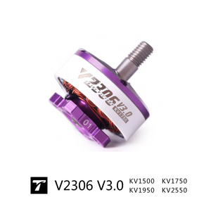 Motore Brushless <span class=keywords><strong>Velox</strong></span> V2306 V3 1750KV/1950KV 5-6S/2550KV 4S T-Motor per Droni FPV Racing Quadricottero Freestyle RC in Metallo - Product Image 4