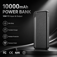Banco de Energía de 10000 mAh para Regalos de Eventos, Cargador Portátil Rápido de 10000 mAh, Logotipo Personalizado, Venta al Por Mayor para Ferias Comerciales, Viajes al Aire Libre