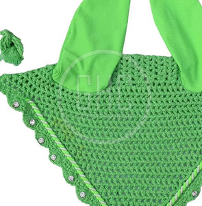 Soft Knit Training Style For Horse Stable Session Days Nice Form Horse Ear <b>Bonnet</b> Durable Finish Horse Ear <b>Bonnet</b> - Product Image 6