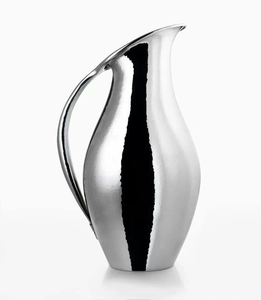 Carafe à boisson en acier inoxydable, style classique, avec poignée en acier, capacité 1L, 100% faite à la main, écologique, durable, personnalisable - Product Image 2