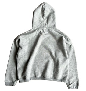 Sweat à capuche de haute qualité 500GSM, coupe ample et courte, épaules tombantes, molleton épais, capuche unie, sweat à capuche de haute qualité - Product Image 4