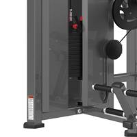 Appareil de fitness commercial à charges réglables pour abdominaux