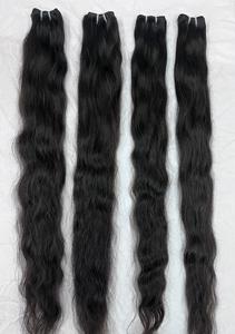 Cheveux humains bruts vierges en vrac fournisseur d'usine Extensions indiennes à cuticules alignées Remy Extensions de cheveux naturels - Product Image 5