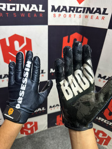 ถุงมือฟุตบอลแบบเต็มนิ้ว รุ่นใหม่ MARGINAL วัสดุ PU พิมพ์ลายแบบ Sublimation กันลื่น สำหรับกิจกรรมกลางแจ้ง ถุงมือกีฬาบุรุษ ถุงมือฟุตบอลทีมชาติอเมริกัน - Product Image 6