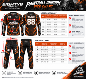 Conjunto de Jersey y Pantalones de Paintball Phantom para Hombre, Sublimado, Manga Larga, Uniforme Deportivo que Absorbe la Humedad - Product Image 4