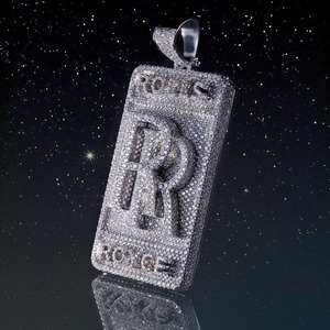 Colgante de Diamante de Calidad Real, Plata con Moissanita, Estilo Hip Hop, Joyería Fina para Ocasiones Especiales a Precios de Mayoreo - Product Image 3