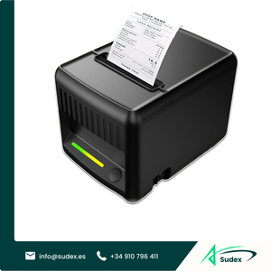 เครื่องพิมพ์ใบเสร็จความร้อน Sudex MHT-P80 ขนาด 80 มม. เชื่อมต่อ USB/LAN พร้อมใบมีดตัดอัตโนมัติ สำหรับร้านอาหาร ร้านค้าปลีก ระบบเรียกเก็บเงิน - Product Image 1