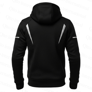 Custom Logo Protective Riding Jacket CE Approved Armor Fully Kevlar Lining Hoodie Aramid Lined Reflective Hoodie Motorbike - Product Image 4