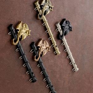 Porta Llaves Decorativo de Pared con Ganesh Ji, Gancho para Colgar, Decoración Religiosa Hindú para el Hogar, Organizador - Product Image 3