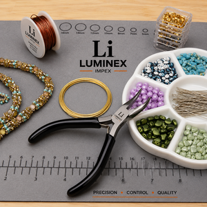 LUMINEX IMPEX LUB=113 <b>Long</b> <b>Nose</b> Stainless Steel Lightweight Smooth Work Jewelry Making Polishing Pliers for Bracelet Making DIY - Product Image 6