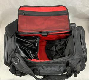 Sac de transport pour équipement de paintball personnalisé, géométrique, décontracté, durable, résistant à l'eau, avec cadre externe, fermeture éclair, poche à chaussures et bandoulière arquée - Product Image 4