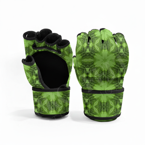 Gants de sparring en cuir véritable de haute qualité, fermeture à lacets, design personnalisé avec logo de marque. - Product Image 5