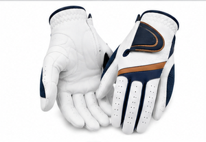 Factory Price Durable Premium Cabretta Leather Golf <b>Gloves</b> Logo for Men Women Soft Grip Sports Golf Accessories Whole - Product Image 2