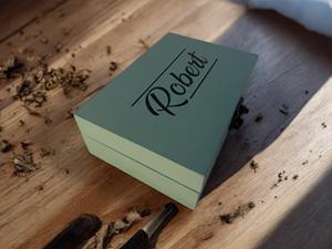 กล่องไม้พิมพ์ลายฝาปิดแม่เหล็ก กล่องใส่เครื่องประดับแบบปลอดภัย กล่องไม้พิมพ์ลาย กล่องเก็บของสำหรับจัดแสดงสินค้าพรีเมียม ขายส่ง - Product Image 4