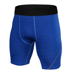 Shorts de compression pour hommes 2026 – Taille mi-haute, motif uni, en Spandex/Polyester, séchage rapide et coupe-vent, personnalisables – Vente en gros de qualité - Product Image 1