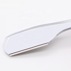 <b>Single</b> <b>Blade</b> Stainless Steel Straight <b>Razor</b> for Men's Shaving Custom Logo <b>Razor</b> for Barbers and Facial Shaving - Product Image 2