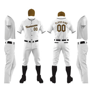 Tenues de baseball et de softball sur mesure 2026 de qualité supérieure à séchage rapide avec logo brodé – Ensembles OEM - Product Image 1