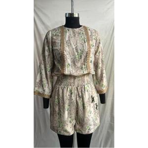 Combinaison d'été tendance à imprimé intégral et col rond, motif léopard, pour un look élégant – Achetez directement auprès du fournisseur - Product Image 1